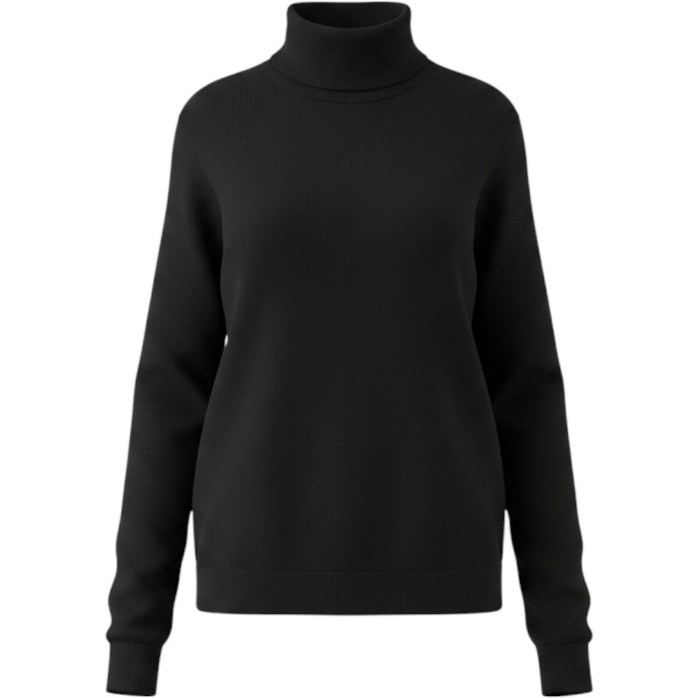 Charter Club Luxury Black 100% Cashmere Turtleneck Sweater Women Large L preppy